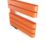 Terma Warp S Towel Rail 655mm x 500mm Orange 1535BTU