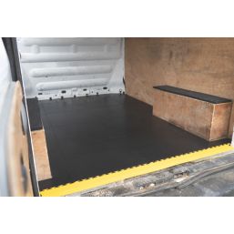 Ecotile E500/7 Transit Van Interlocking Floor Tile Pack Black/Yellow 5m² 23 Pieces