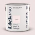 LickPro  2.5Ltr Pink 04 Vinyl Matt Emulsion  Paint
