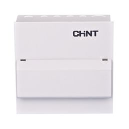 Chint NX3 Series 14-Module 10-Way Part-Populated High Integrity Main Switch Consumer Unit with SPD