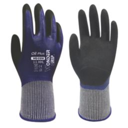 Wonder Grip WG-518W Oil Plus Gloves Purple 2X Large