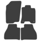 Car Mat Co. Nissan Navara Double Cab 2016 on Rubber Car Mats 4 Piece Set