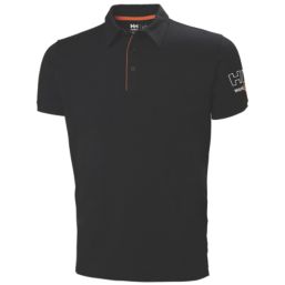 Helly Hansen Kensington Polo Shirt Black Large 42.5" Chest