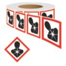 Essentials  Health Hazard GHS Labels (Roll) 100mm x 100mm