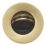 Flomasta Unslotted Captive Basin Waste Brushed Brass 66mm