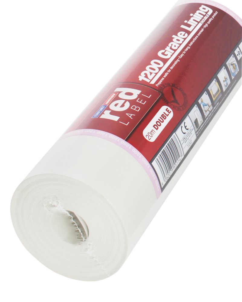 lining paper screwfix 20m 560mm erfurt label double natural compare ie