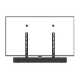 AVF Universal Sound Bar Mount Black