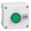Hylec 1DE.01.06AG-SF Double Pole Flush Push-Button Isolator Switch NO/NC