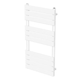 Flomasta Flat Bar 1000mm x 500mm 1576BTU White Vertical Designer Radiator