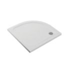 Essentials Rome Quadrant Shower Tray Gloss 800mm x 800mm x 45mm