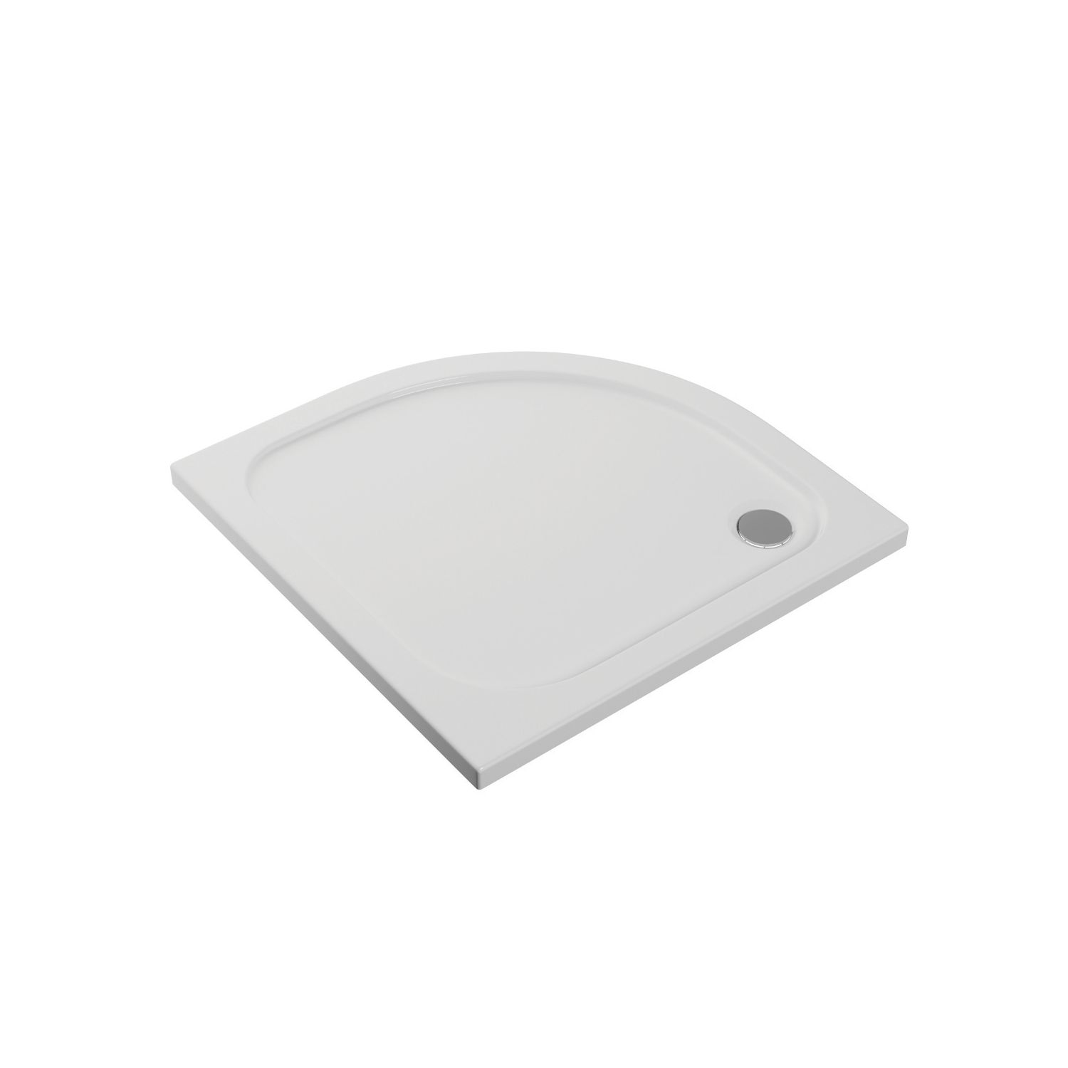Essentials Rome Quadrant Shower Tray Gloss 800mm x 800mm x 45mm (354EH)