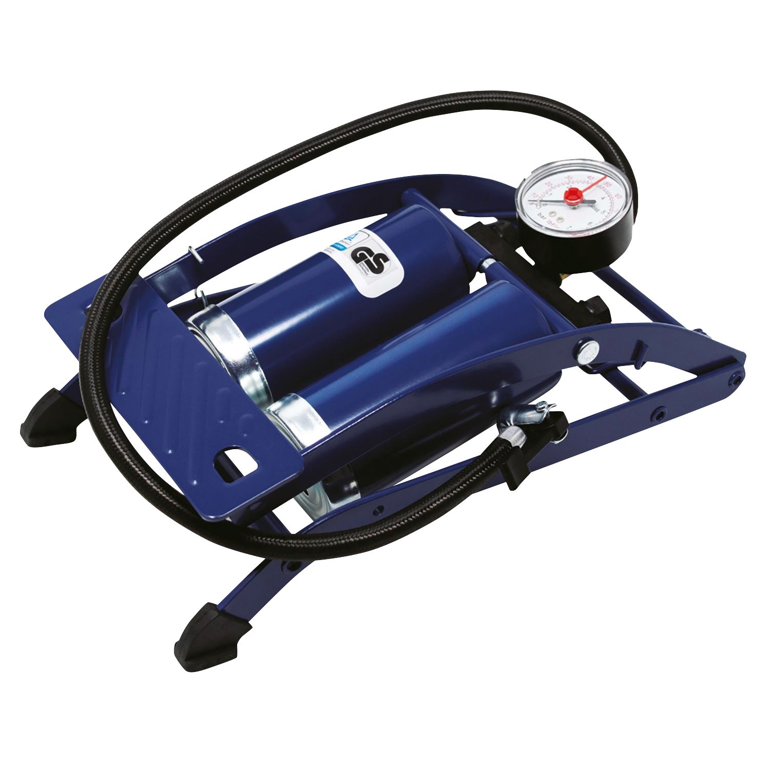 Maypole Double-Barrel Foot Pump (354FY)