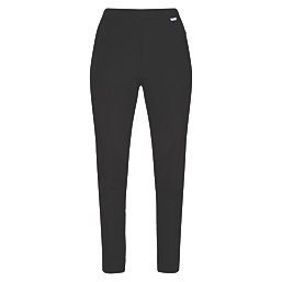 Regatta Pentre Stretch Womens Trousers Black Size 14 29" L