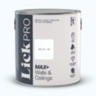 LickPro Max+ 2.5Ltr White 10 Eggshell Emulsion  Paint