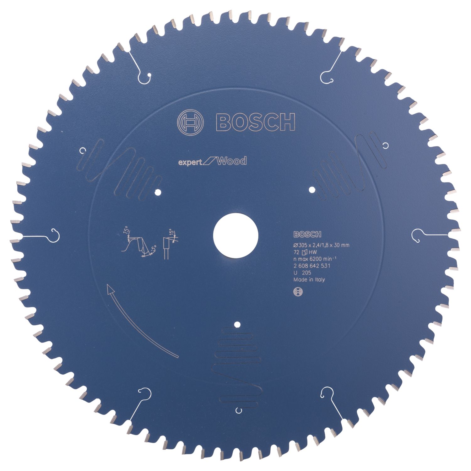 Bosch Expert Wood Circular Saw Blade 305mm x 30mm 72T (354KP)