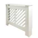 Refurb  Victorian Radiator Cover White 1020mm x 180mm x 800mm