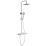 ETAL Garda Rear-Fed Exposed Polished Chrome Thermostatic Bar Mixer Shower