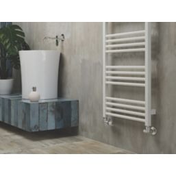 Terma 1380mm x 500mm 2002BTU White Flat Designer Towel Radiator