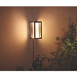 Philips Hue Impress Outdoor LED Wall Light Black 8W 710-1180lm