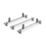 Van Guard VG338-3 Citroen Berlingo 2018 ULTI Van Roof Bars 1300mm