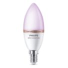 Philips  SES Candle RGB & White LED Smart Light Bulb 4.9W 470lm