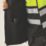 Regatta Hi Vis X-Pro Shell Jacket Black/Yellow Large 42" Chest