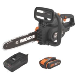 Worx WG322E.1  20V 1 x 2.0Ah Li-Ion PowerShare  Cordless 25cm Chainsaw