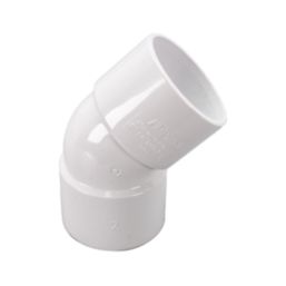 FloPlast  Bends 135° White 40mm 5 Pack