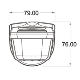 Timeguard MLB3001 Indoor & Outdoor Black PIR & Photocell Sensor 220°