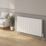 Reina Loco Double 600mm x 470mm 1757BTU White Vertical Designer Radiator
