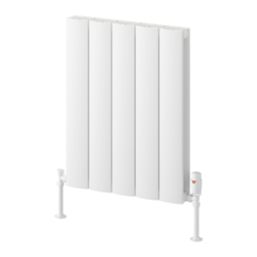 Reina Loco Double 600mm x 470mm 1757BTU White Vertical Designer Radiator