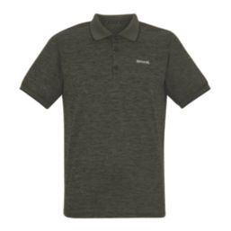 Regatta Remex II Polo Shirt Dark Khaki Medium 40" Chest