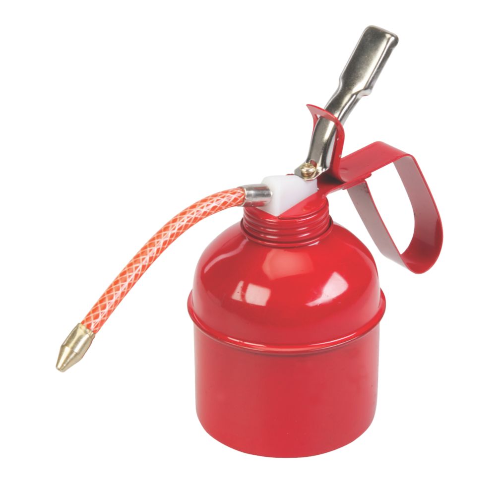 Silverline Steel Oil Can Red 500cc