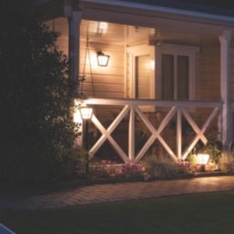 Philips Hue Econic Outdoor LED Smart Down Wall Light Black 15W 1140lm