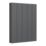 Reina Casina 600mm x 470mm 1759BTU Anthracite Horizontal Aluminium Radiator