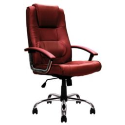 Nautilus Designs Westminster  High Back Executive Chair Burgundy