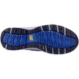 CAT Elmore Mid   Safety Trainer Boots Navy Size 8