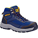 CAT Elmore Mid    Safety Trainer Boots Navy Size 8
