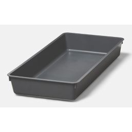Essentials Nitaki Plastic Cutlery Tray 198mm x 424mm Grey