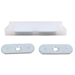 Essentials 2-Door Magnetic Cabinet Catch White 65mm x 10mm 10 Pack