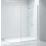 Triton Neo  Frameless Showerwall & Swivel Panel Chrome 1400mm x 2015mm