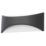Zink Stroud Outdoor LED Wall Light Black 12W 400lm