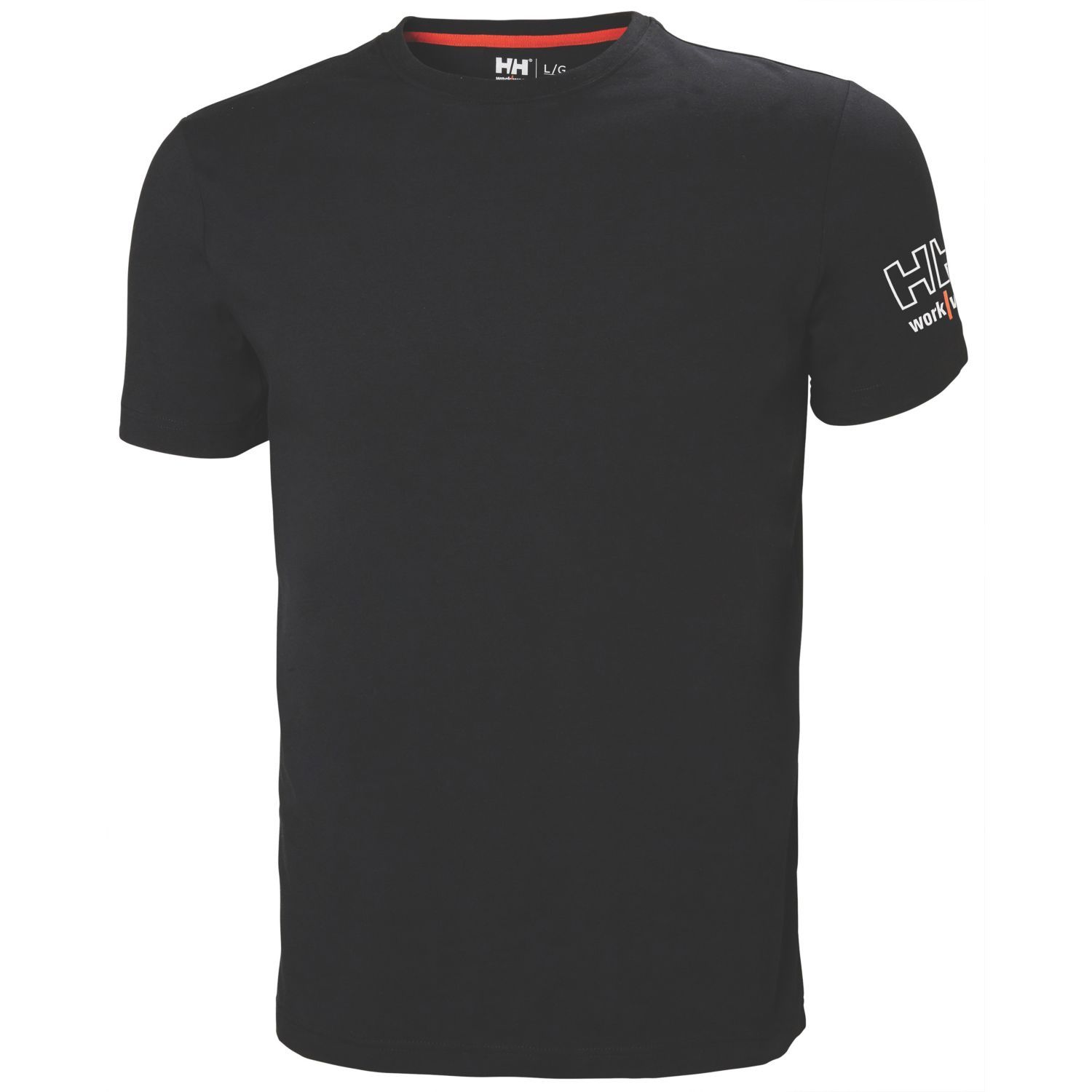 Helly Hansen Kensington Short Sleeve T-Shirt (Mens) Black Small 36.5" Chest (355XC)