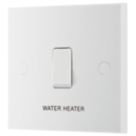 British General  20A Switched Fused Spur & Flex Outlet  White