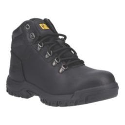 CAT Mae Size 5 Womens Black Waterproof Steel Toe Cap Safety Boots Screwfix