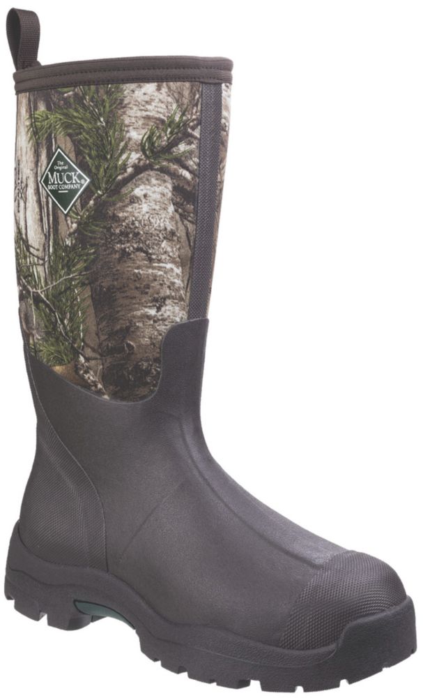 Muck Women's Derwent II Grey Rubber Boots – Calf-High Waterproof Boots, US Size 7, Great For Wet Weather & Outdoor Work