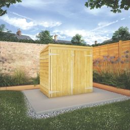 Mercia Value 4' 6" x 3' (Nominal) Pent Overlap Timber Mower Store