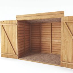 Mercia Value 4' 6" x 3' (Nominal) Pent Overlap Timber Mower Store