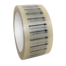 Essentials Directional Arrow Pipe Marking Tape White 33m x 50mm