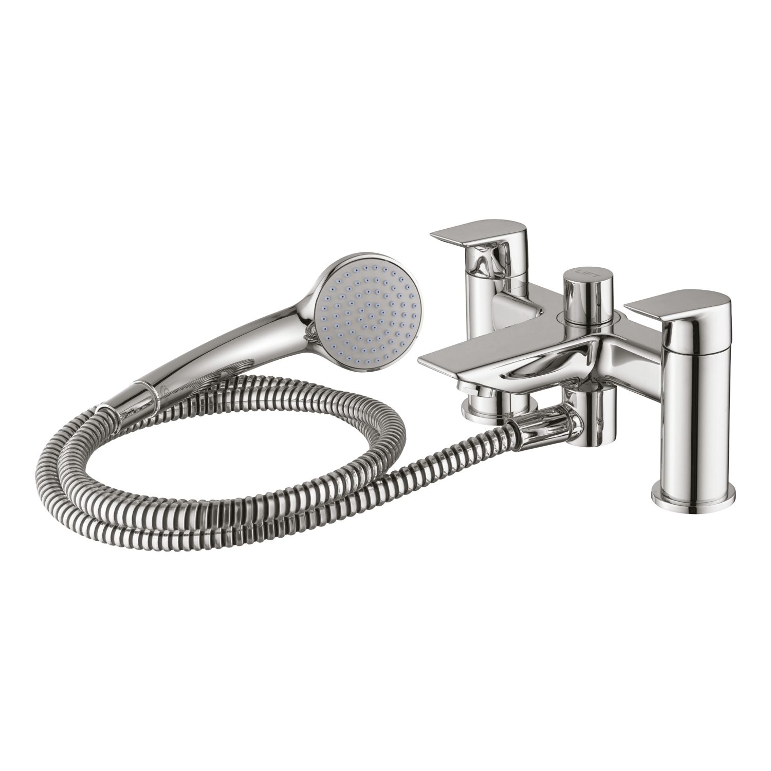Ideal Standard Tesi Chrome 129mm Deck Mounted Dual Control Manual Shower Mixer Tap (3569X)